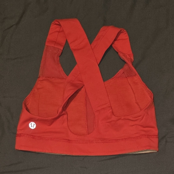 Lululemon Red Sports Bra - Picture 2 of 2